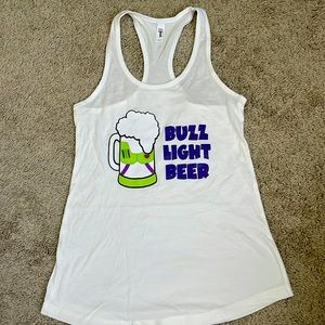 Disney BuzzLight Beer Tank Top